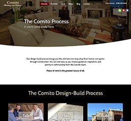 Comito and Building Design Colorado Springs Website Development Custom Home Builder