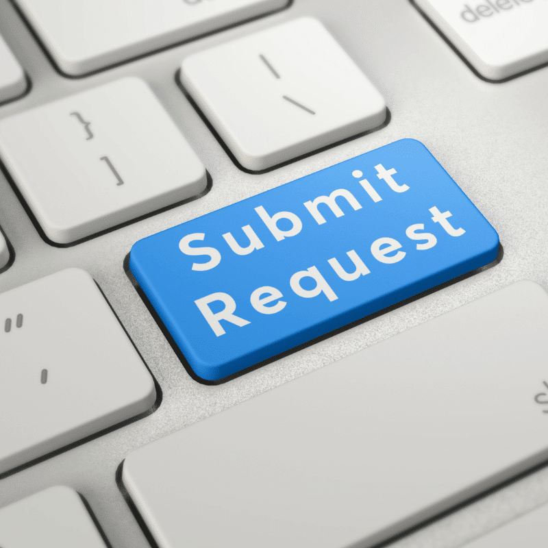 computer-keyboard-blue-button-submit-request